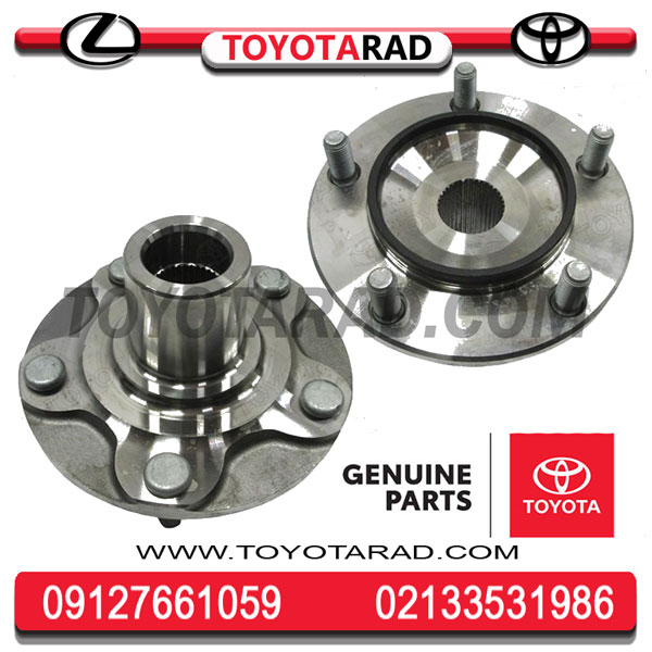 توپی-جل-لند توپی بلبرینگ چرخ جلو تویوتا لندکروز مدل 2008 تا 2018 برند اصلی جنیون پارت