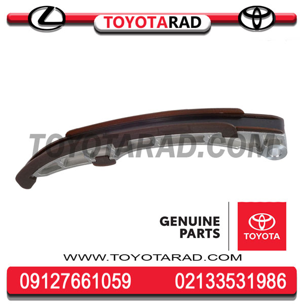 بالشتک-2-زنجیر-یاریس-7 بالشتک زنجیر موتور تویوتا یاریس 2007 تا 2010 برند اصلی جنیون پارت