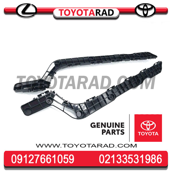 براکت-زیر-خطر-لند-18 نگهدارنده سپر عقب تویوتا لندکروز مدل 2016 تا 2018 برند اصلی جنیون پارت