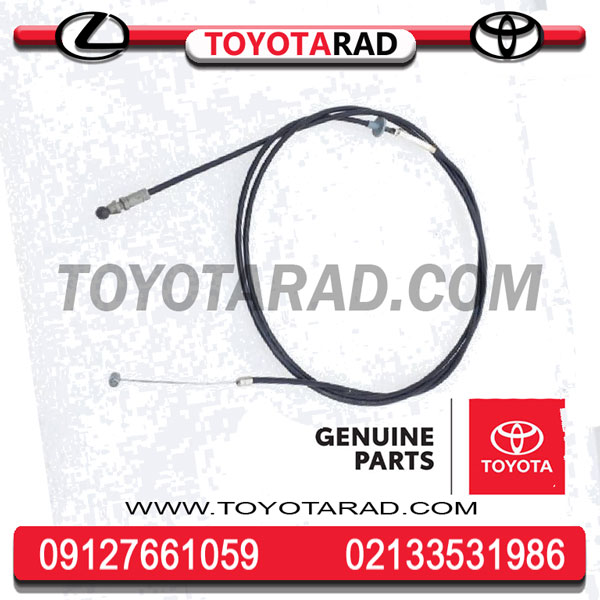 سیم-کاپوت-پرادو10 سیم درب موتور(کاپوت) تویوتا پرادو مدل 2010 تا 2014 برند اصلی جنیون پارت