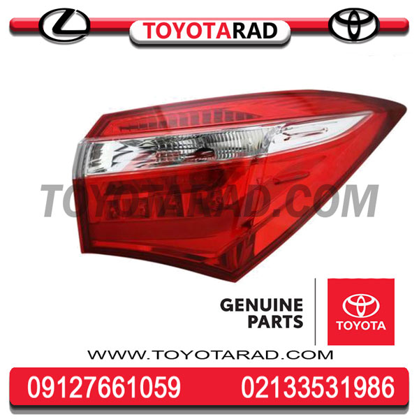 گلگیرراست-کرولا-14-اصلی چراغ خطر روی گلگیر راست تویوتا کرولا مدل 2014 تا 2015 برند اصلی جنیون پارت