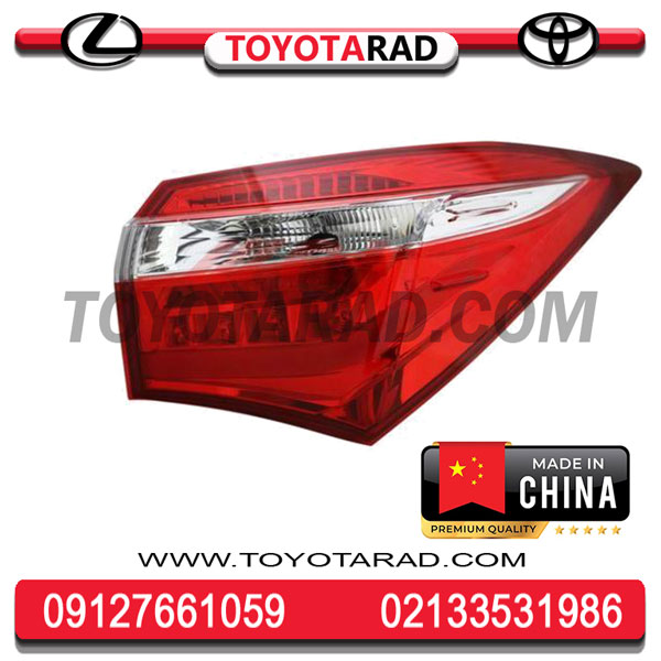 گلگیرراست-کرولا-14-چ چراغ خطر روی گلگیر راست تویوتا کرولا مدل 2014 تا 2015 برند چینی